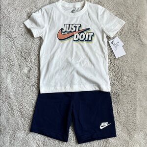 Nike Kids Matching Set - Navy and White